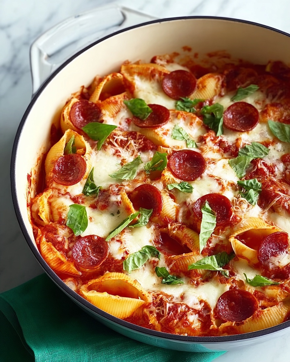 Cheesy Pepperoni Pasta Bake Recipe - Recipe Image