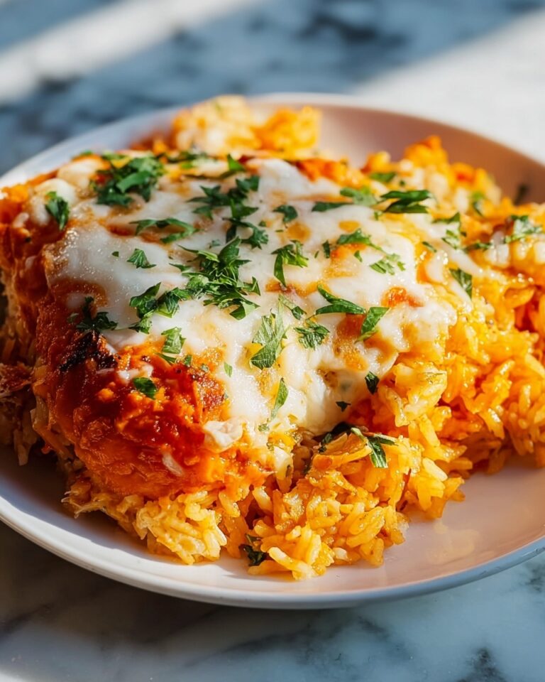 Vegetarian Pizza Casserole with White Beans and Rice Recipe