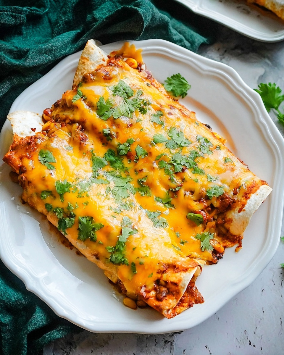 Bean and Cheese Enchiladas Recipe - Recipe Image