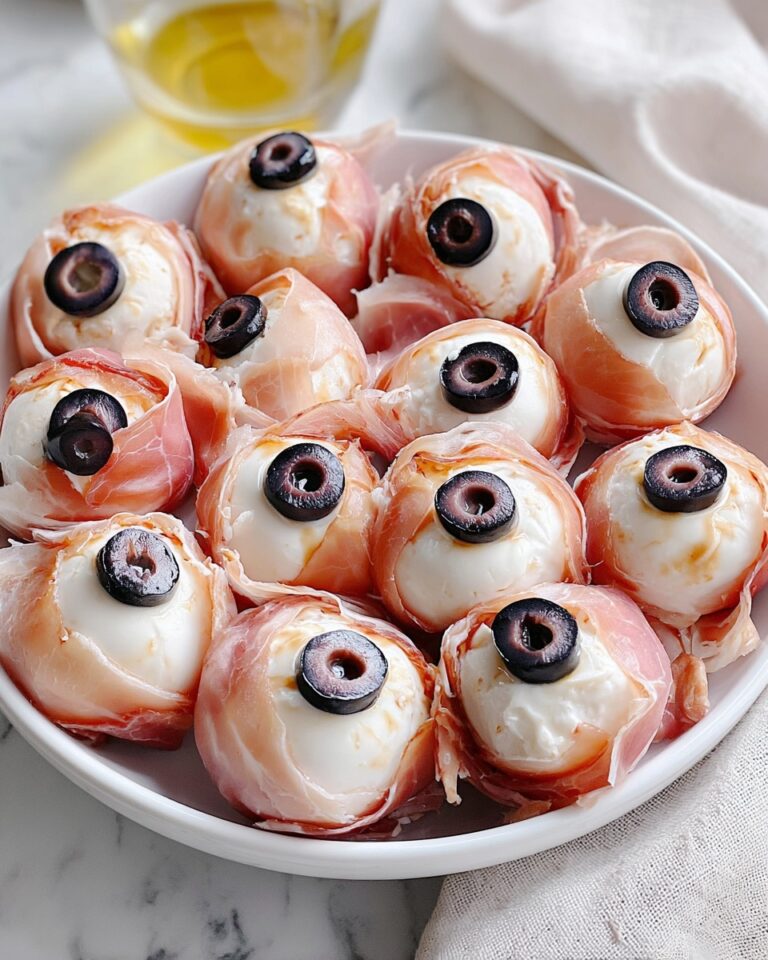 Salami Mozzarella Eyeballs Recipe
