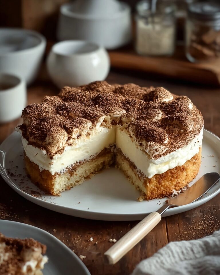 Cream Coffee Cake with Cream Cheese Filling and Streusel Topping Recipe