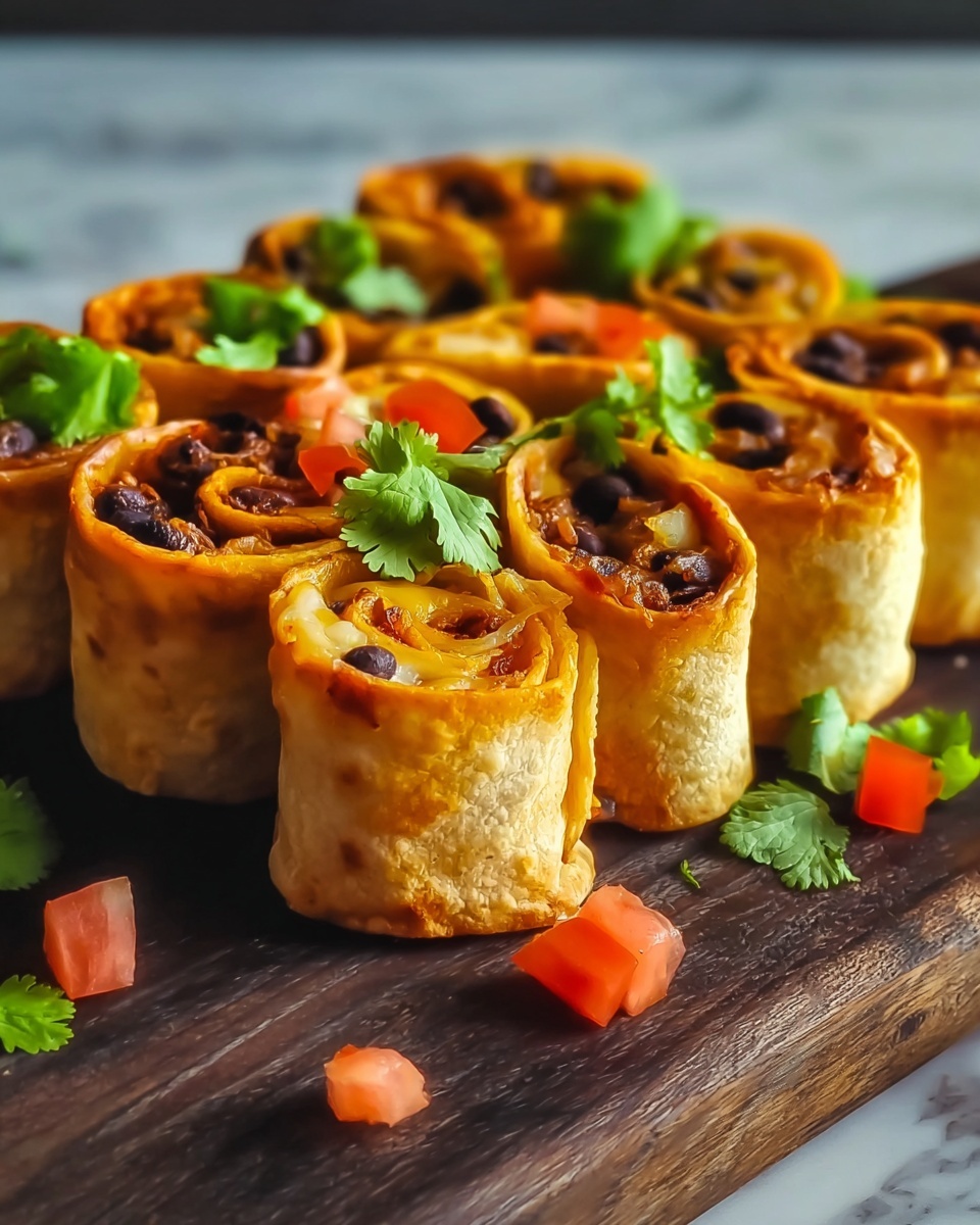 Crispy Chipotle Black Bean Taquitos Recipe - Recipe Image