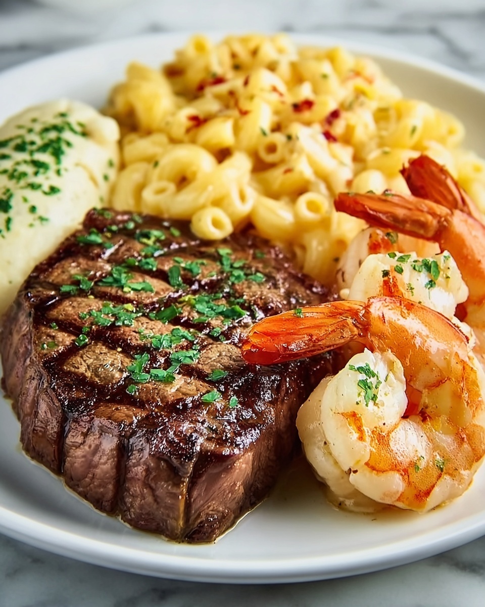 Steak and Lobster Dinner with Garlic Butter and Horseradish Aioli Recipe - Recipe Image
