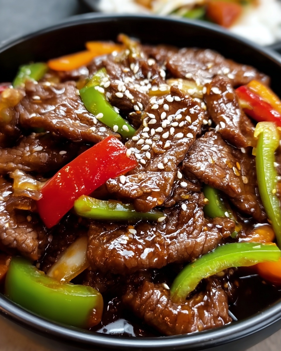 Easy Chinese Pepper Steak Recipe - Recipe Image