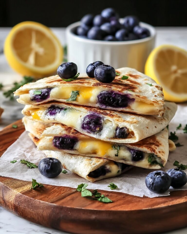 Blueberry Breakfast Quesadilla Recipe