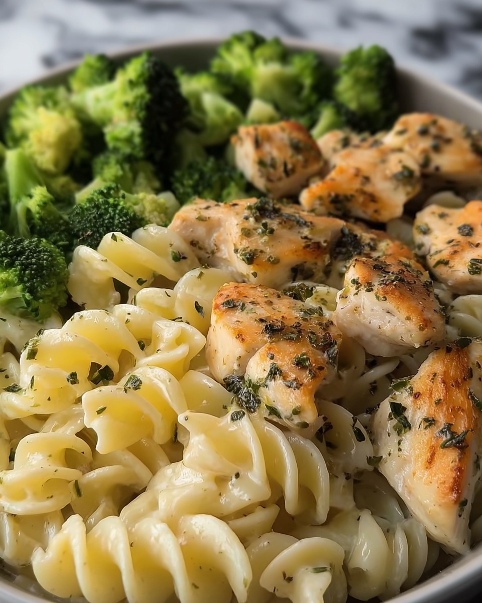 Creamy Chicken and Broccoli Pasta Recipe - Recipe Image