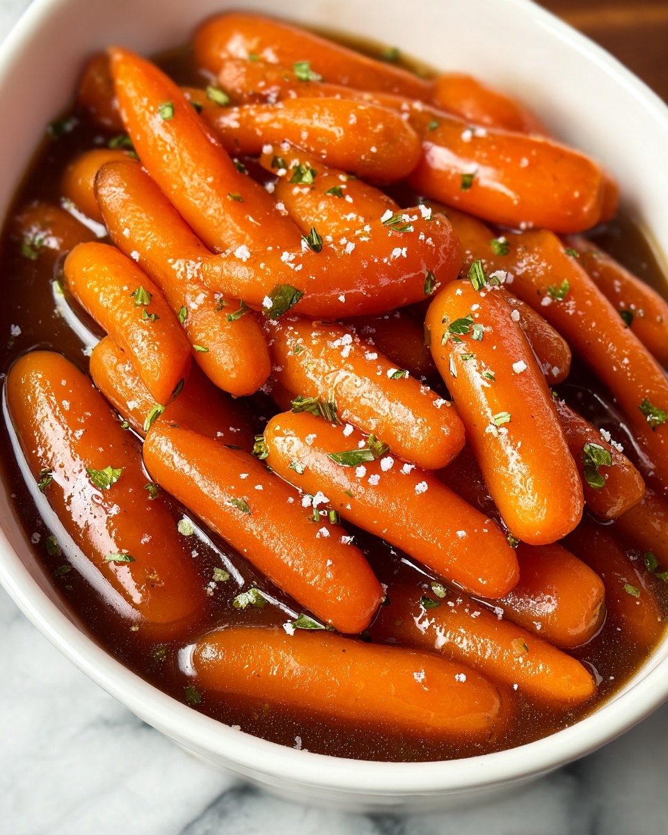 Slow Cooker Maple & Brown Sugar Glazed Carrots Recipe - Recipe Image