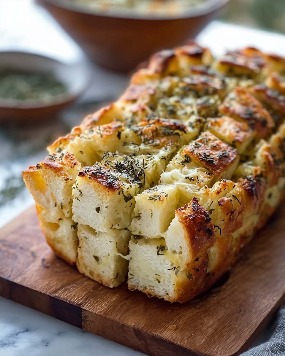 Garlic Herb and Cheese Pull-Apart Bread Recipe - Recipe Image