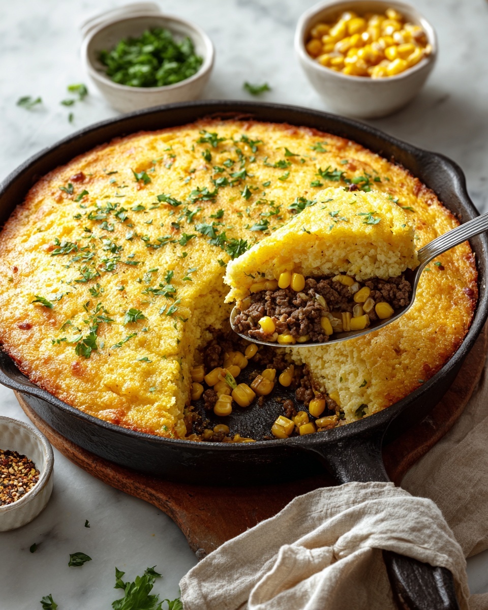 Cowboy Cornbread Casserole Recipe - Recipe Image
