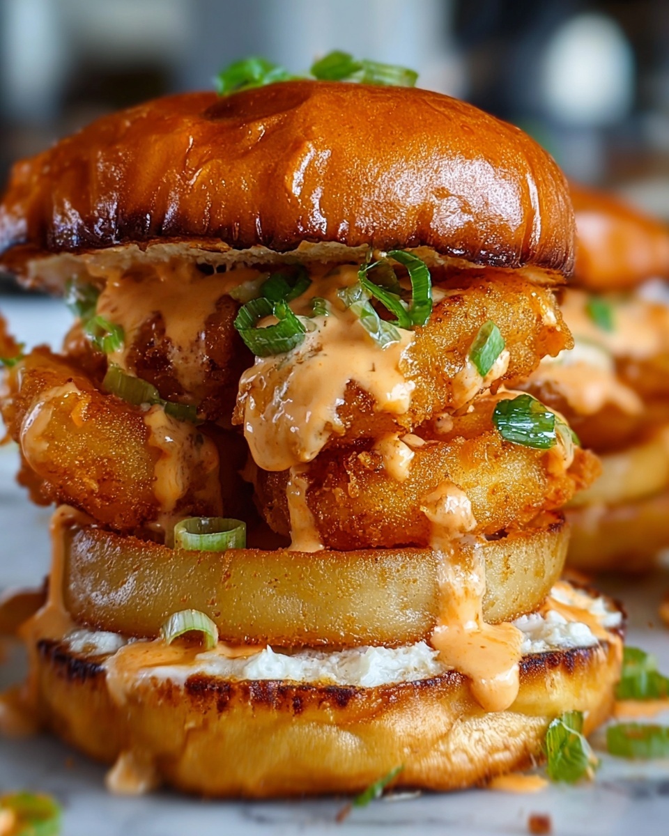 Buffalo Blue Crispy Tot Sliders Recipe - Recipe Image