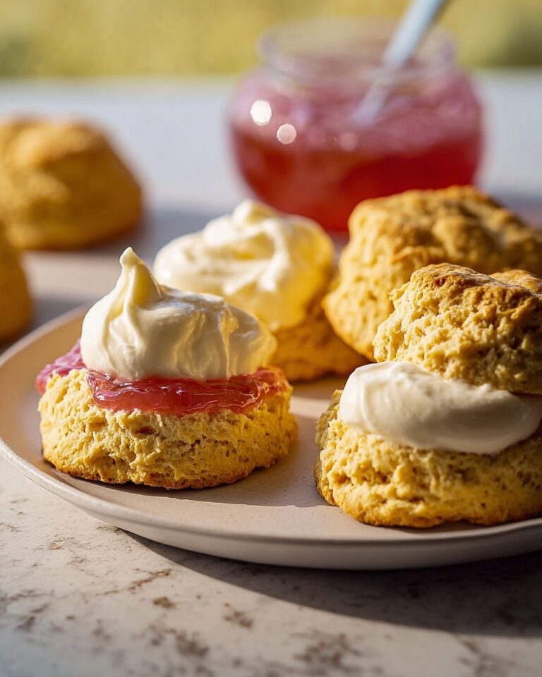 Rhubarb & Custard Scones Recipe