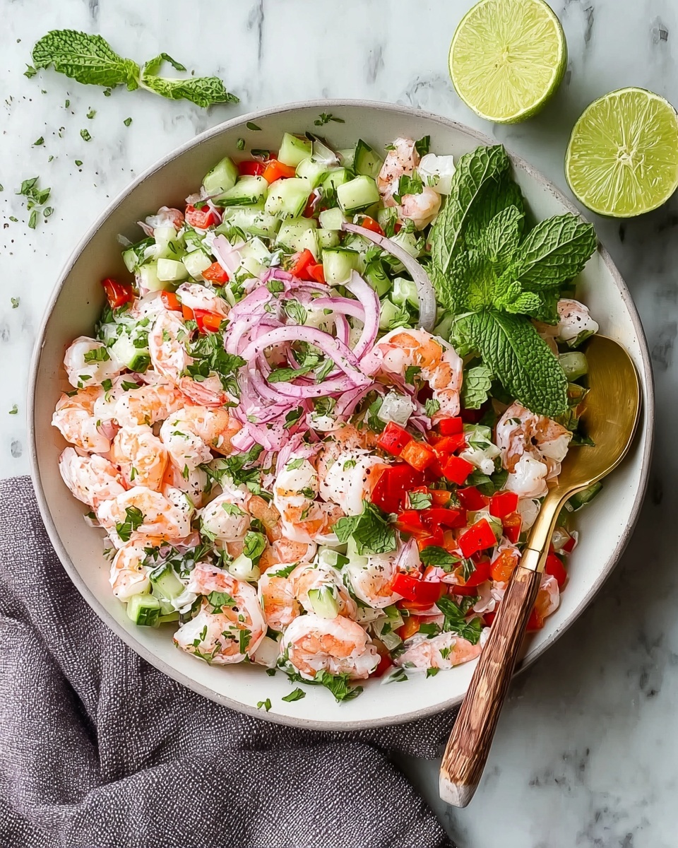 Fresh and Flavorful Seafood Salad Recipe - Recipe Image