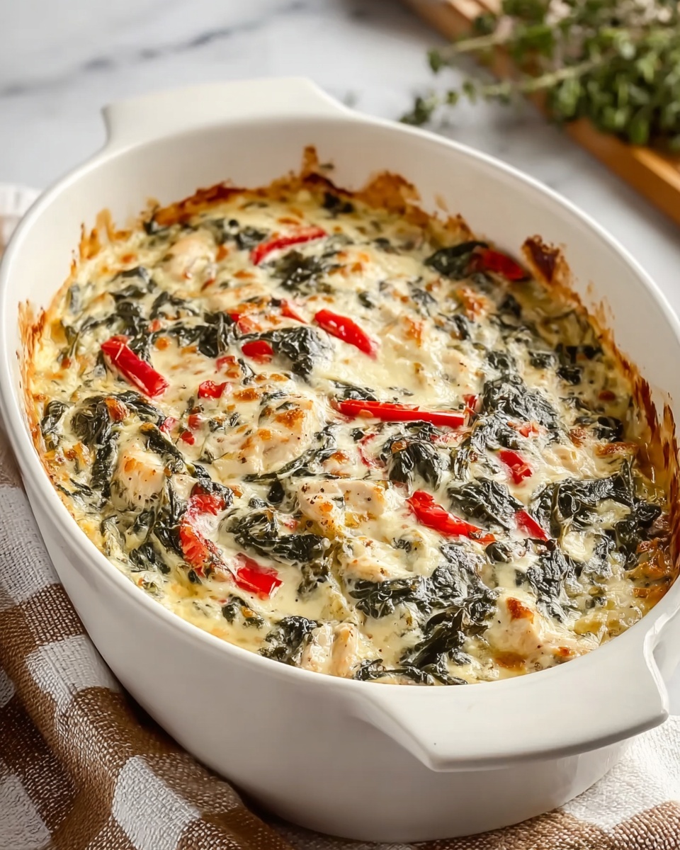 Creamy Chicken and Veggie Casserole Recipe - Recipe Image