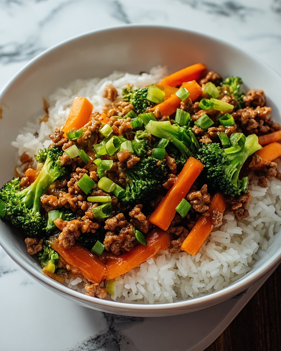 Ground Turkey Teriyaki Stir Fry Recipe - Recipe Image