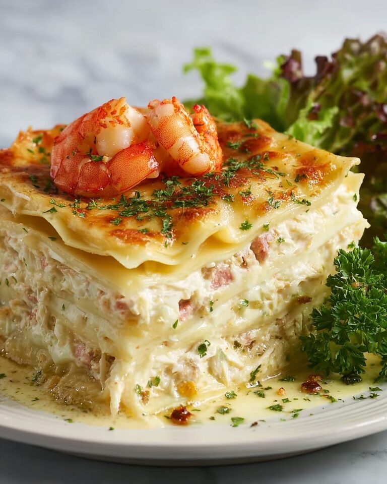 Seafood Lasagna with Shrimp & Crab – The Ultimate Comfort Food Recipe