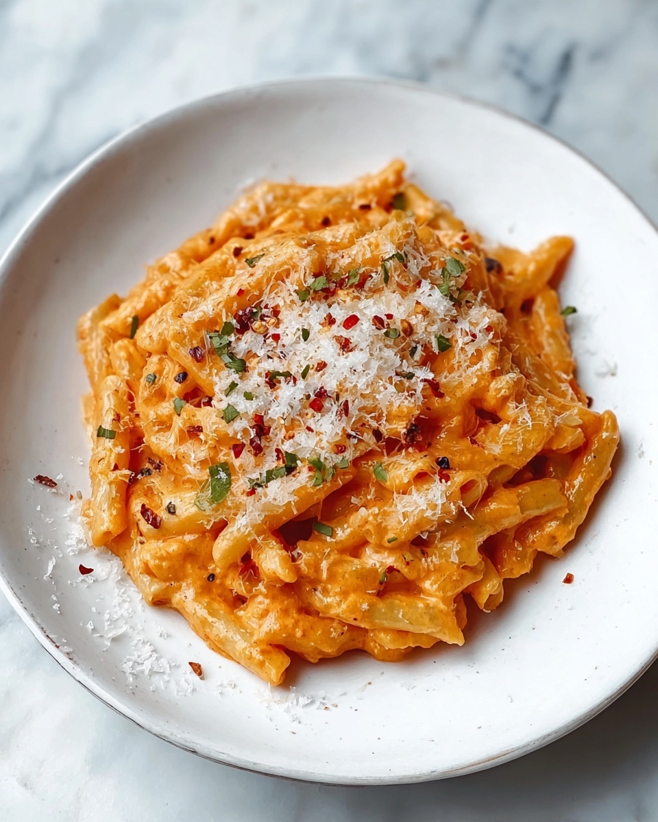 Easy and Creamy Tomato Garlic Pasta Recipe - Recipe Image