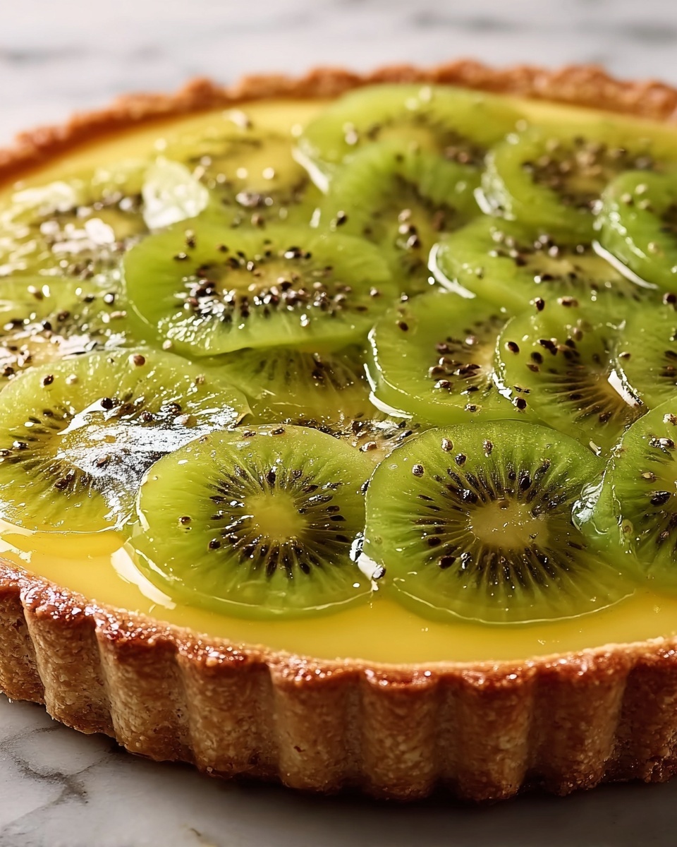 Key Lime Kiwi Tart Recipe - Recipe Image