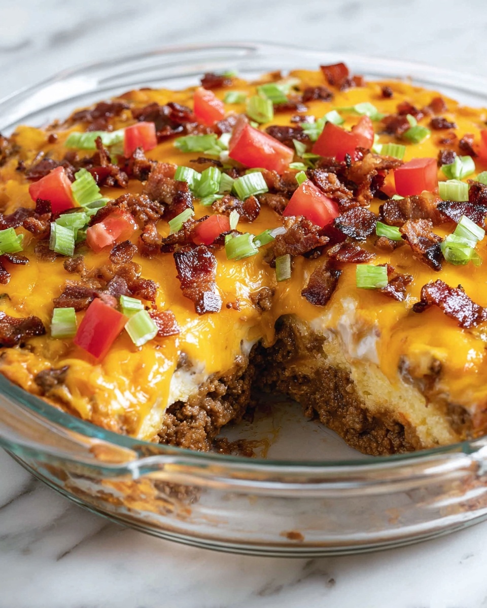 Cheeseburger Pie with Butternut Squash and Cheddar Recipe - Recipe Image