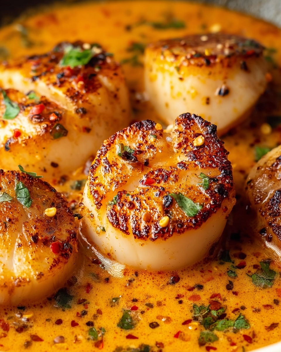 Spicy Coconut Curry Scallops Recipe - Recipe Image