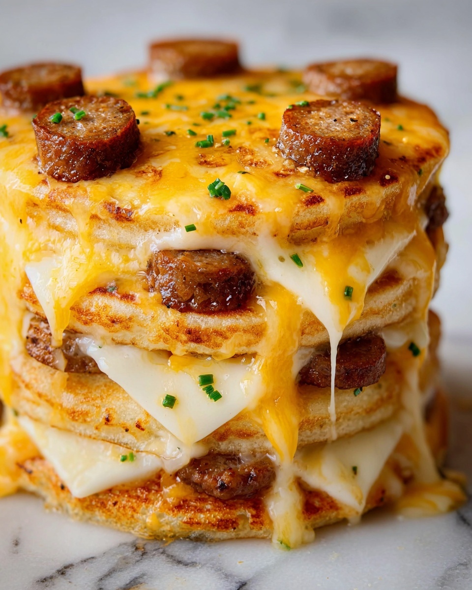 Sausage Puff Pastry Griddlers Recipe - Recipe Image