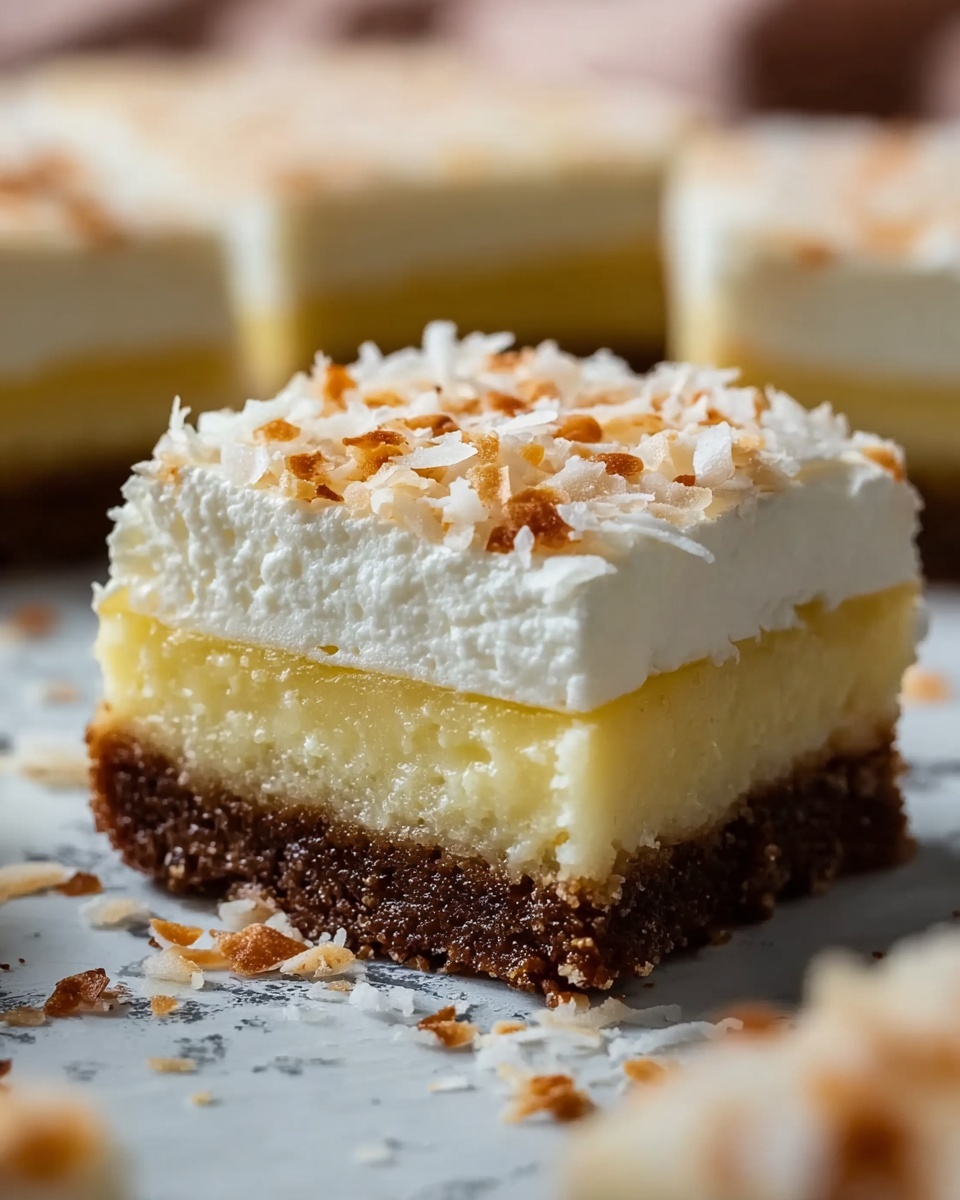 Coconut Cream Bars Recipe - Recipe Image