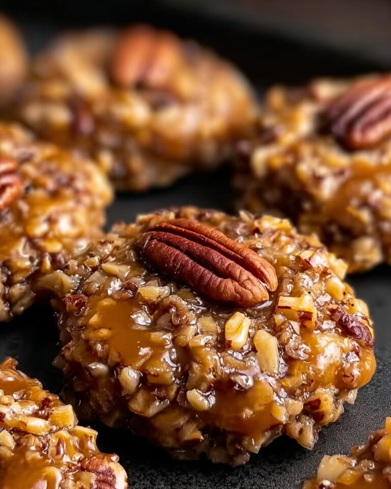 No-Bake Pecan Coconut Praline Cookies Recipe