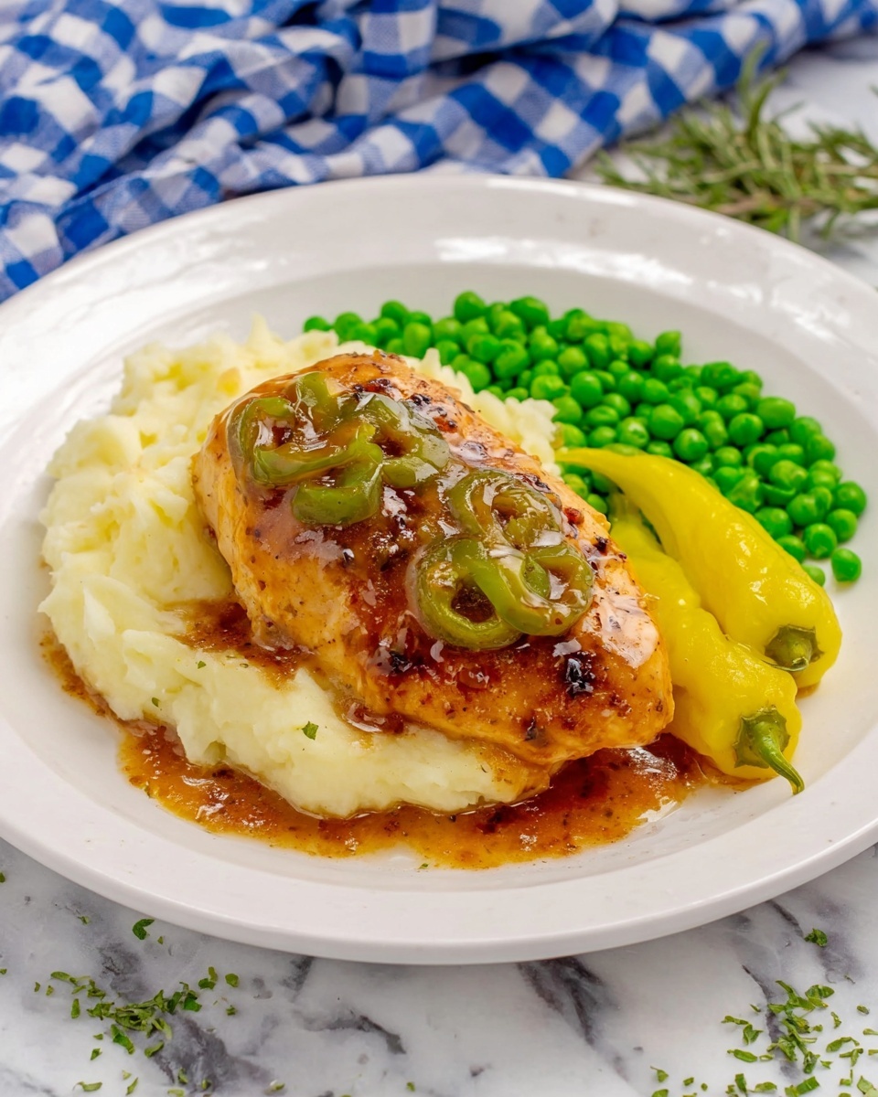 Oven Baked Mississippi Chicken Recipe - Recipe Image