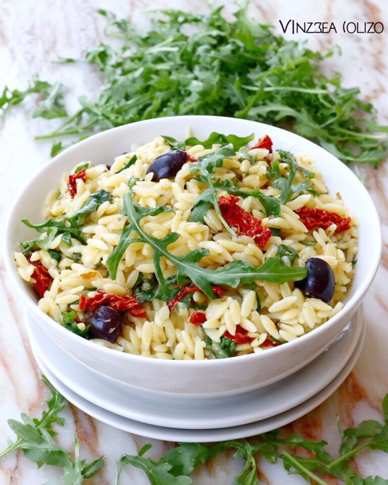 Orzo Salad with Dijon Vinaigrette Recipe