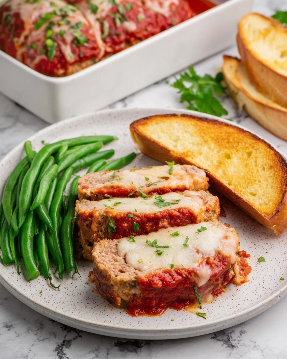 Chicken Parmesan Meatloaf Recipe - Recipe Image