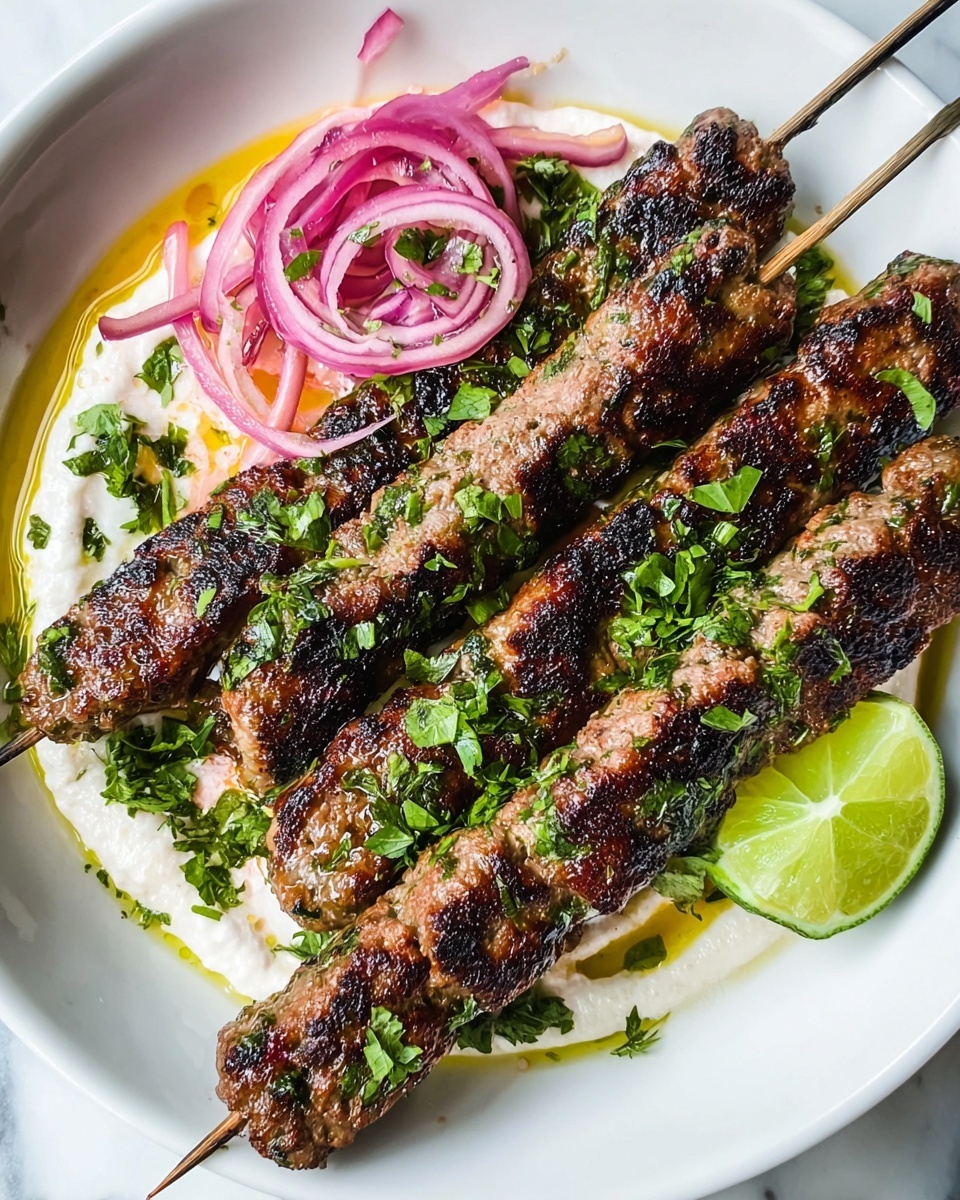 Juicy Homemade Chicken Kofta Kebabs Recipe - Recipe Image