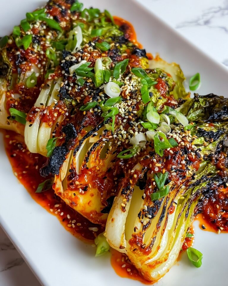 Simple Gochujang Charred Cabbage Recipe