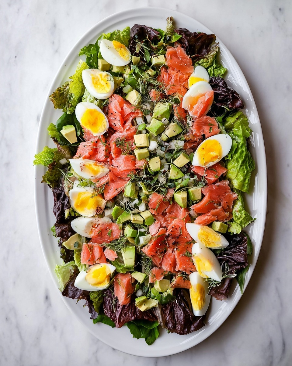 Salmon Cobb Salad Recipe - Recipe Image