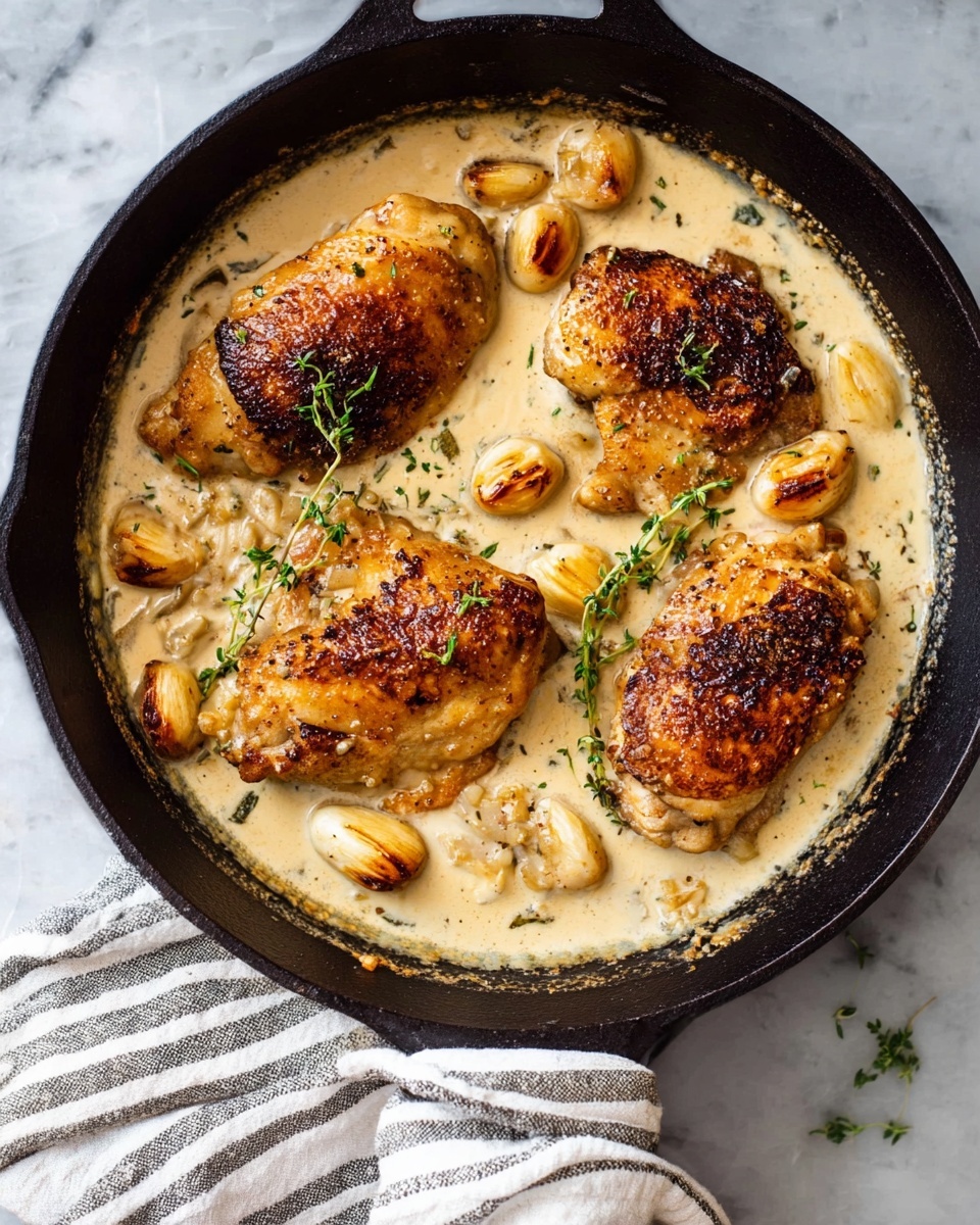 Creamy Garlic Chicken Recipe - Recipe Image