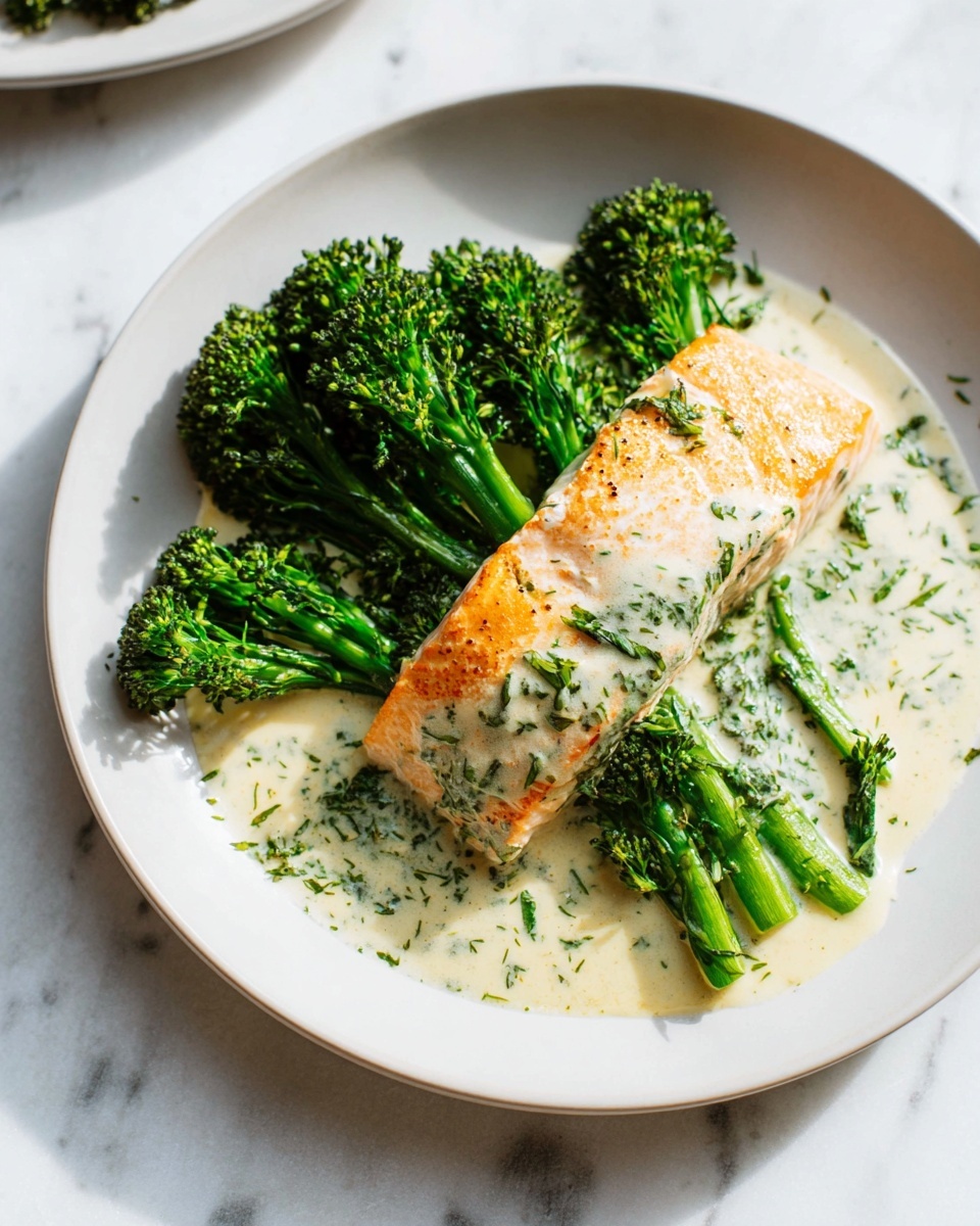 Creamy Dill Salmon Recipe - Recipe Image