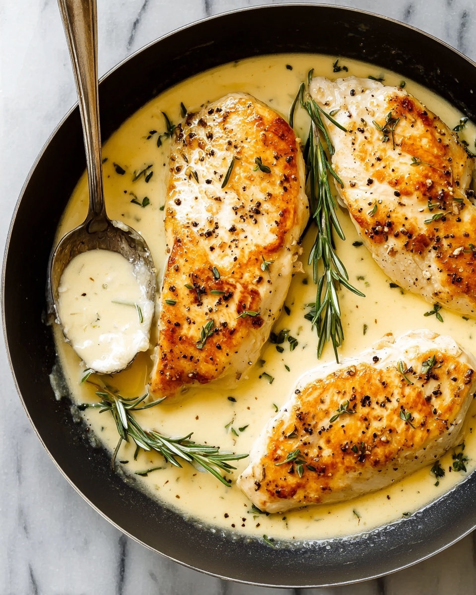 Creamy Dijon Rosemary Chicken Recipe - Recipe Image