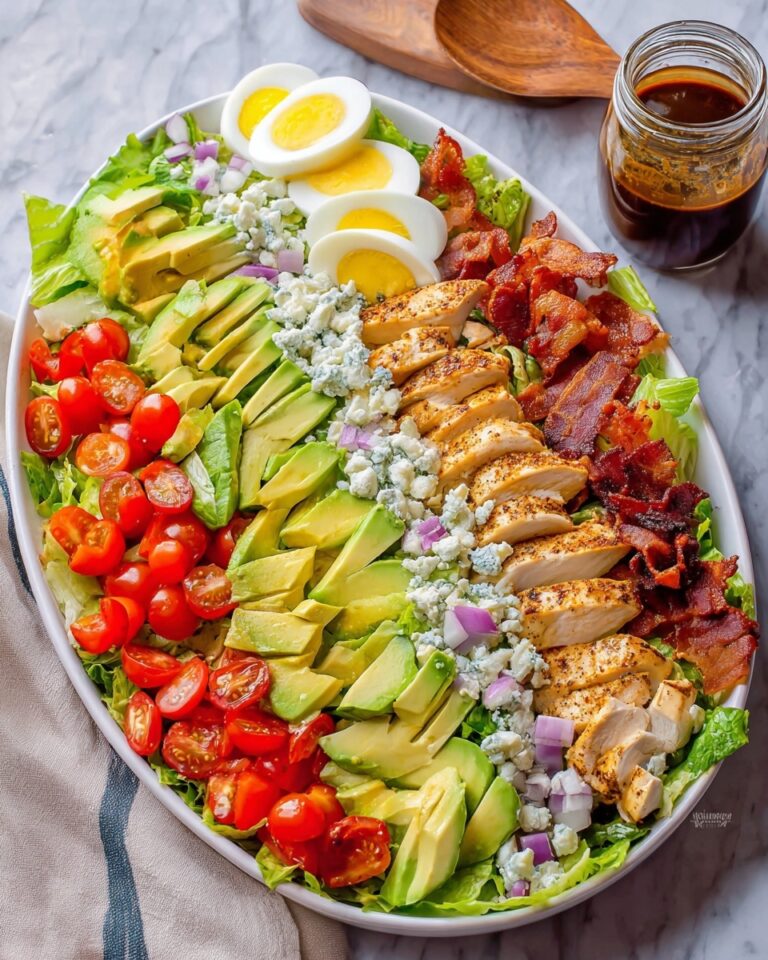 Cobb Salad with the Best Cobb Salad Dressing Recipe
