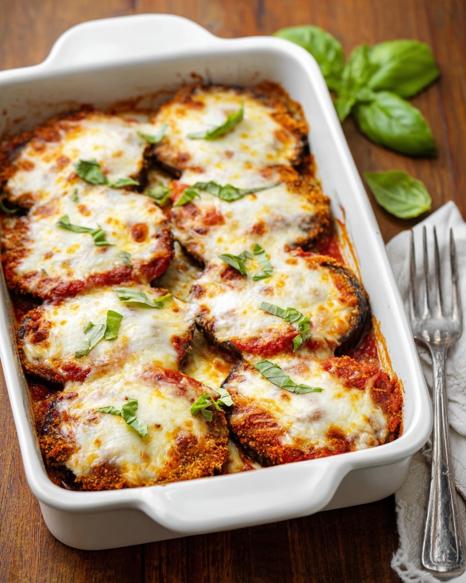Classic Eggplant Parmesan Recipe - Recipe Image