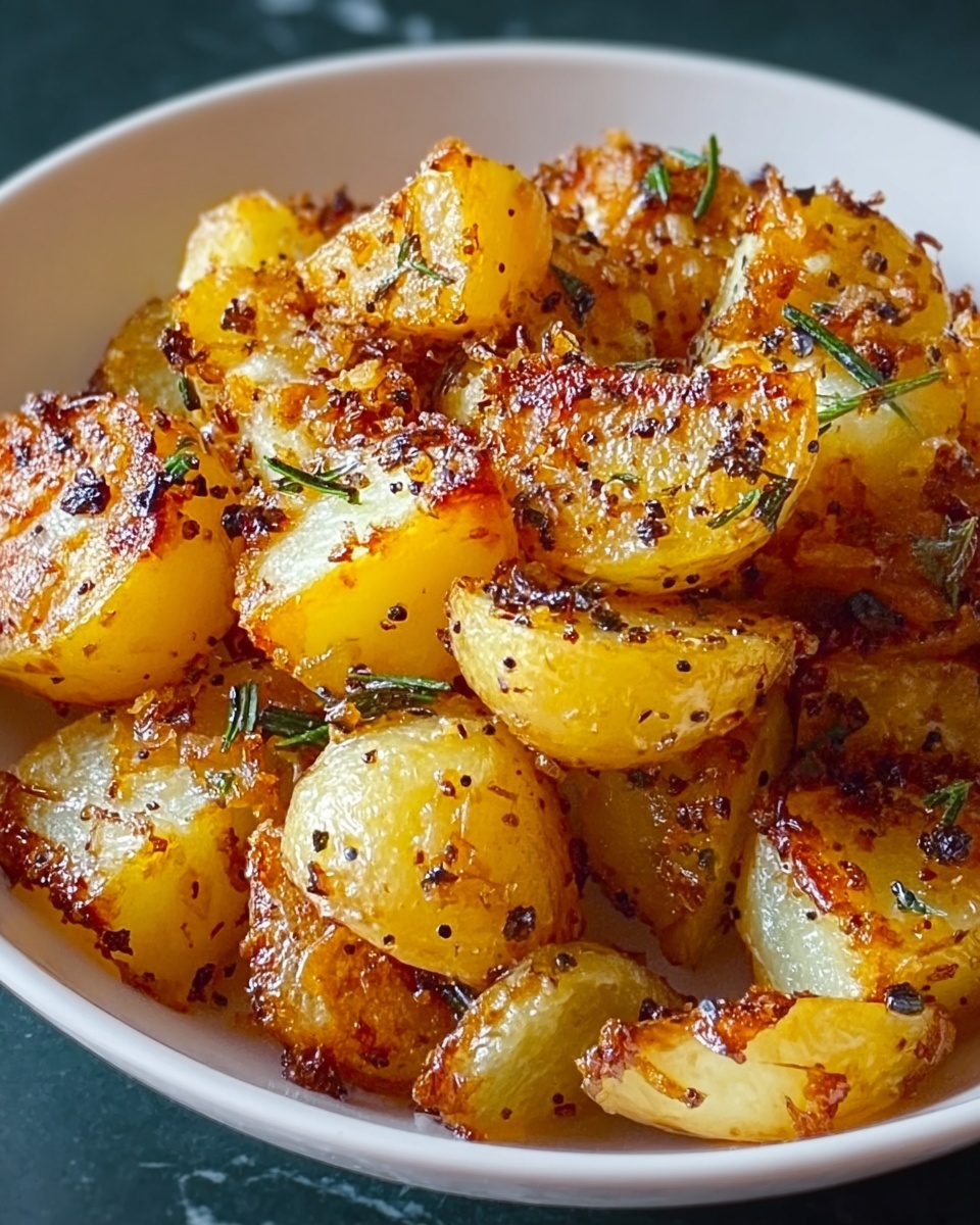 Crispy Oven Fried Potatoes and Onions: A Classic Side Dish Recipe - Recipe Image
