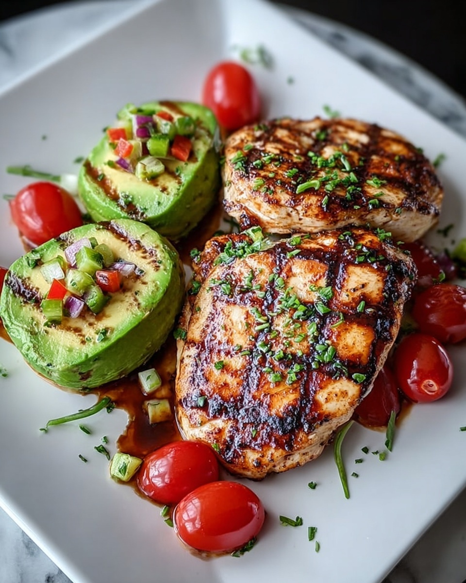 Flavorful and Healthy Grilled California Avocado Chicken Recipe - Recipe Image