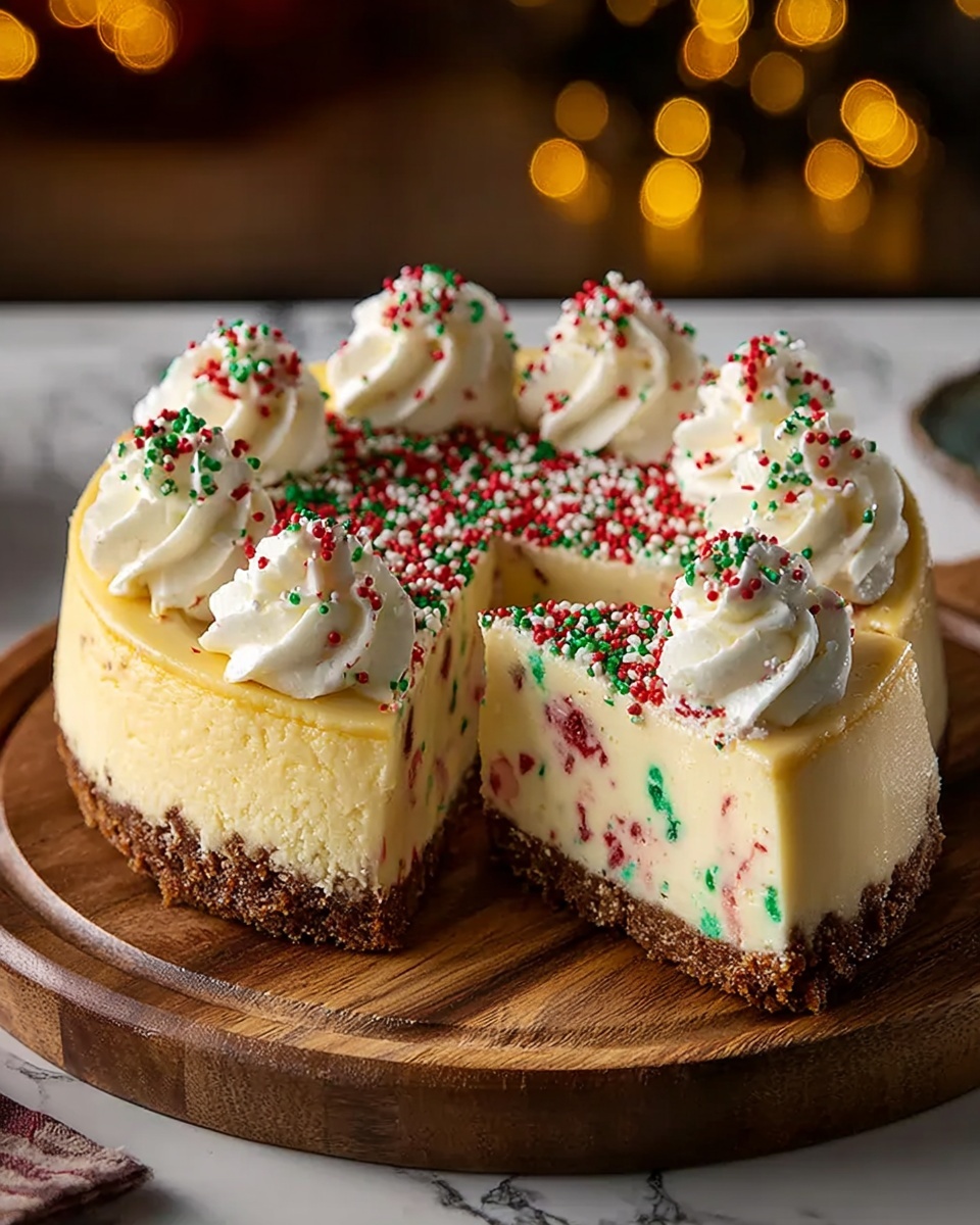 Sugar Cookie Cheesecake – A Sweet and Creamy Dessert Delight Recipe - Recipe Image