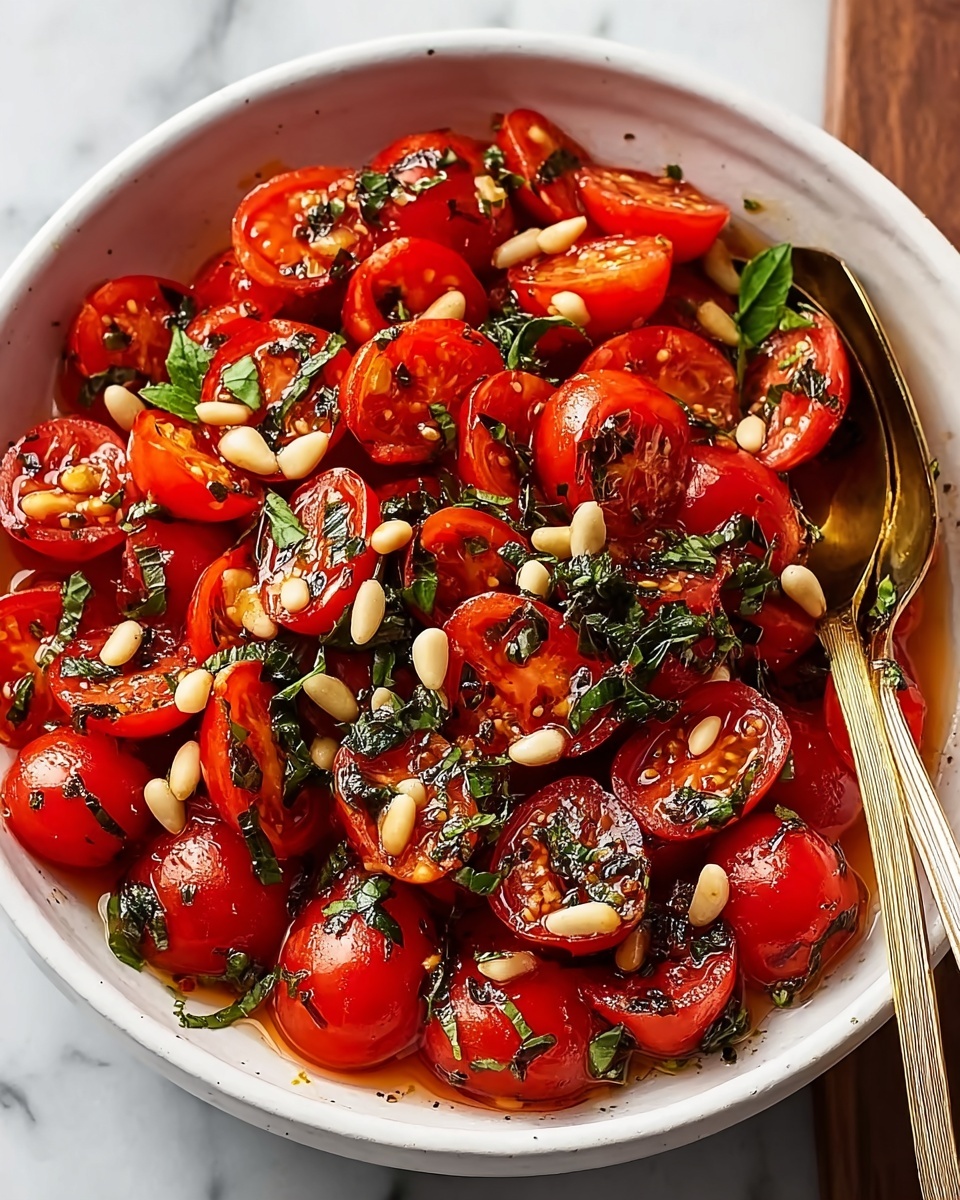 Easy Marinated Tomatoes Recipe - Recipe Image