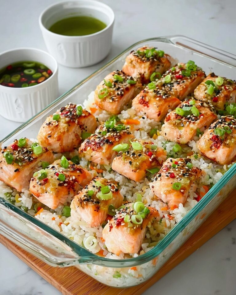 Salmon Sushi Bake – A Hot and Cheesy Recipe