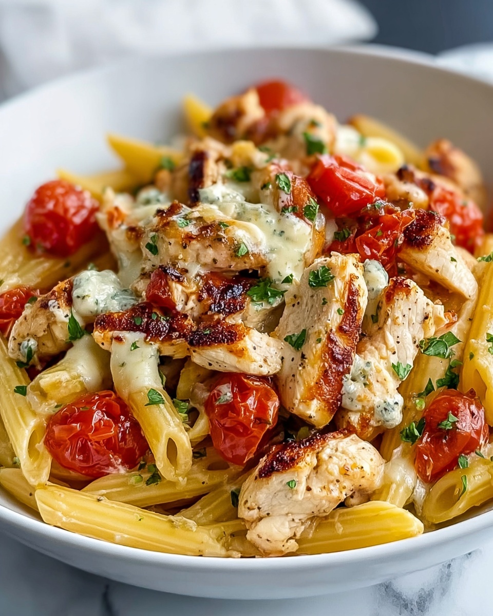 Bruschetta Chicken Pasta Recipe - Recipe Image