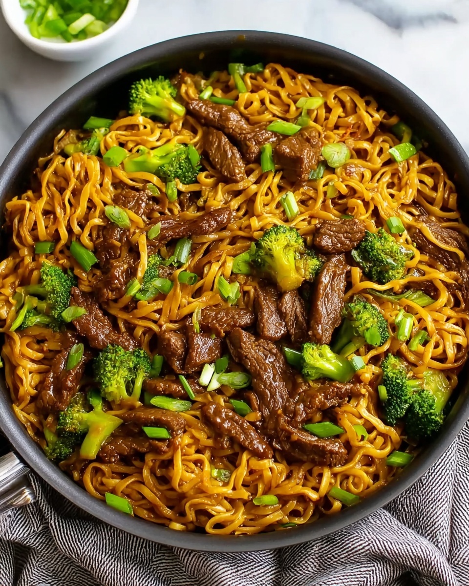 Sticky Beef Noodles Recipe - Recipe Image