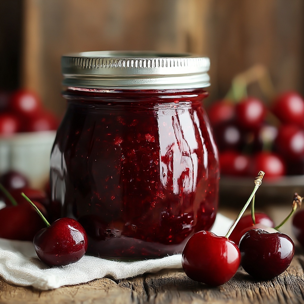 Easy Cherry Jam Recipe - Recipe Image