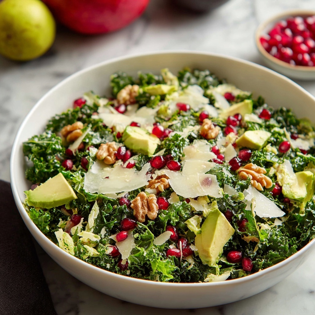 Shredded Brussels Sprouts & Kale Salad Recipe - Recipe Image