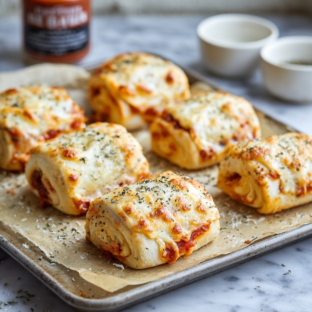Low-Calorie Pizza Rolls (3-Ingredient Hack!) Recipe - Recipe Image