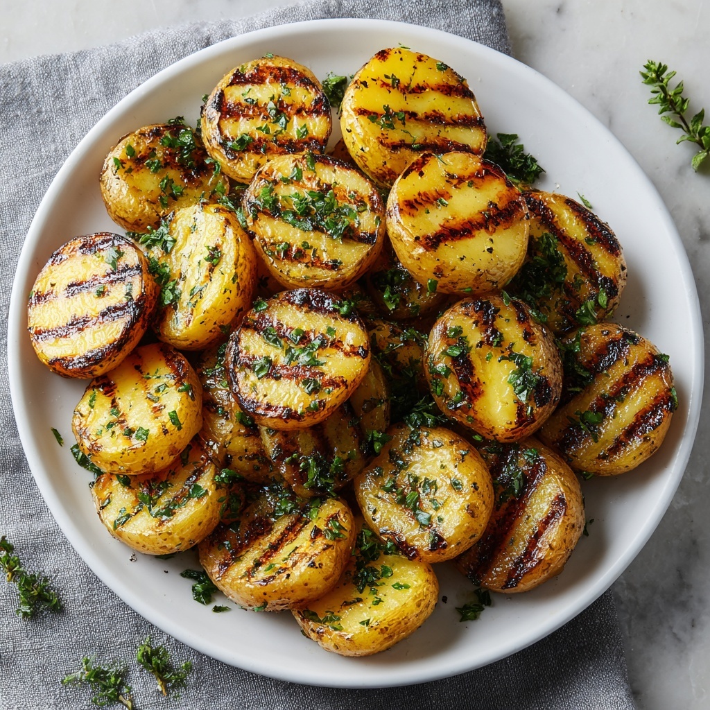 Crispy Grilled Potatoes with Smoky Flavor Recipe - Recipe Image