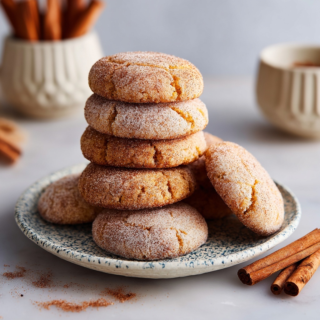 Chewy Pumpkin Snickerdoodle Cookies Recipe - Recipe Image