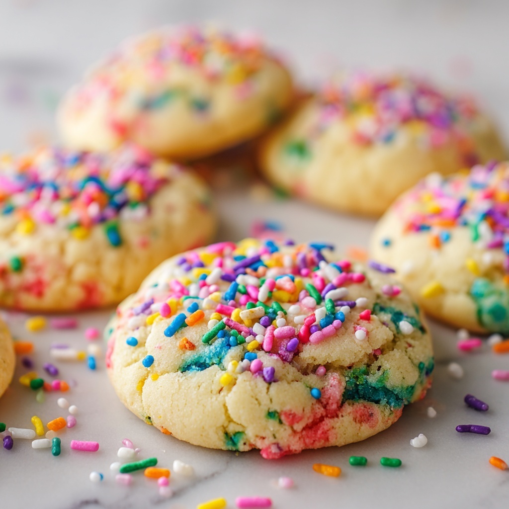 Birthday Cake Cookies Recipe - Recipe Image